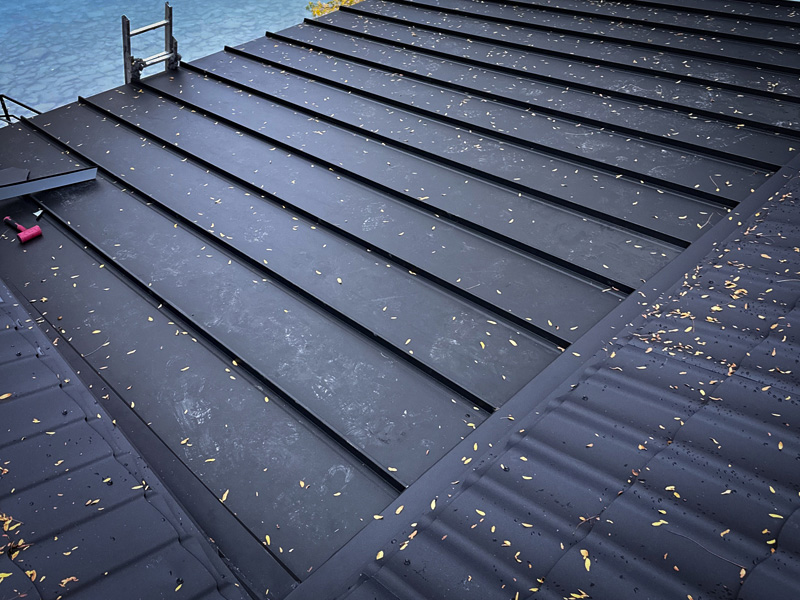 Standing Seam Steel Roofing Detail